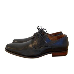 Florsheim Mens Black Leather Oxford Dress Shoe Size 7.5 Lace-Up Formal plain toe